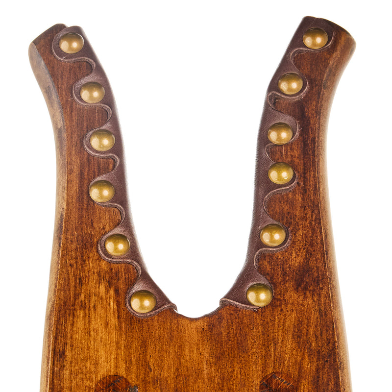 Johnny Beard Company Stained Wooden Boot Jack