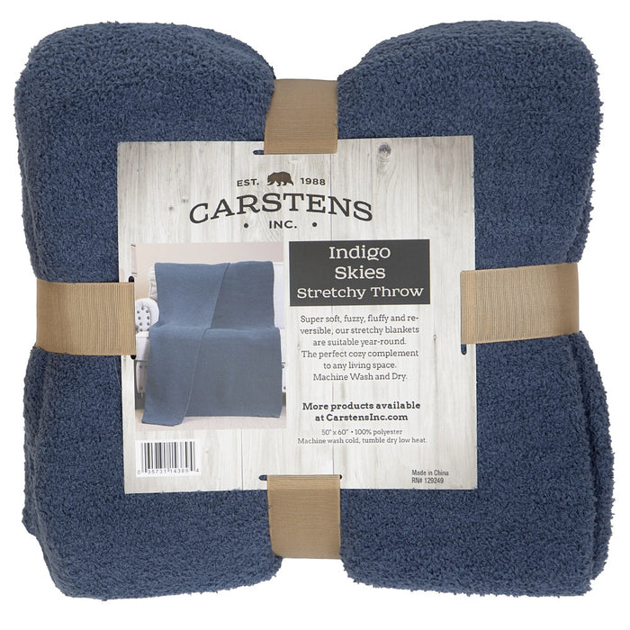 Carstens Indigo Skies Stretchy Blanket