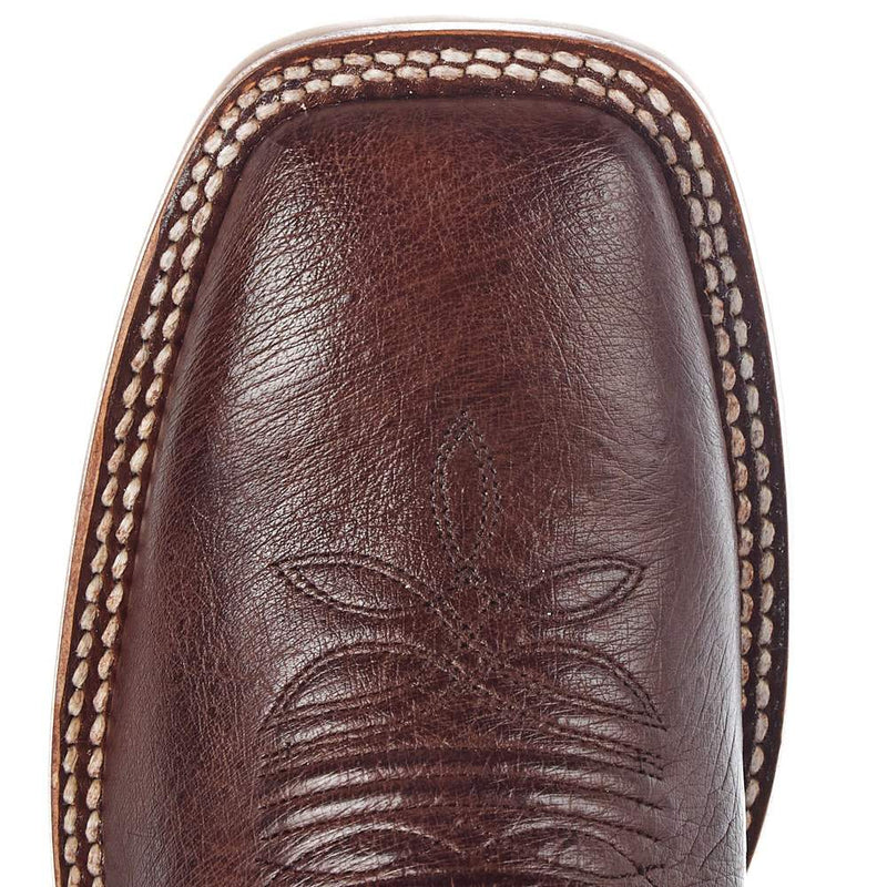 Justin Boot Company Women's Antique Brown Smooth Ostrich Cowgirl Boot
