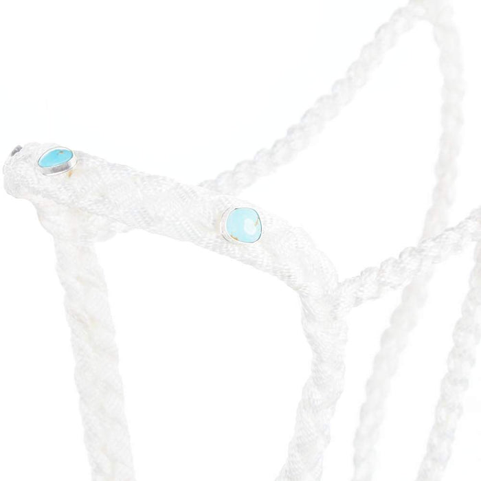 Steadfast Silver Designs Jarett Freeman/ Mule Tape Halter with Genuine Turquoise Stones