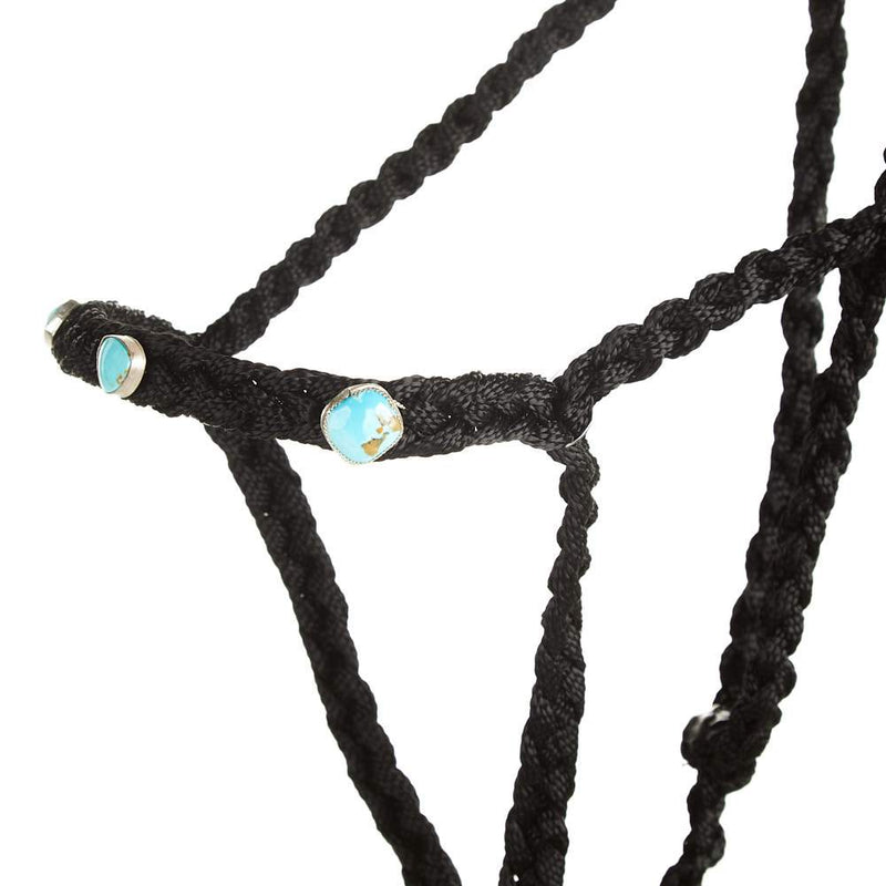 Steadfast Silver Designs Jarett Freeman/ Mule Tape Halter with Genuine Turquoise Stones