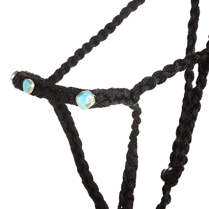 Steadfast Silver Designs Jarett Freeman/ Mule Tape Halter with Genuine Turquoise Stones