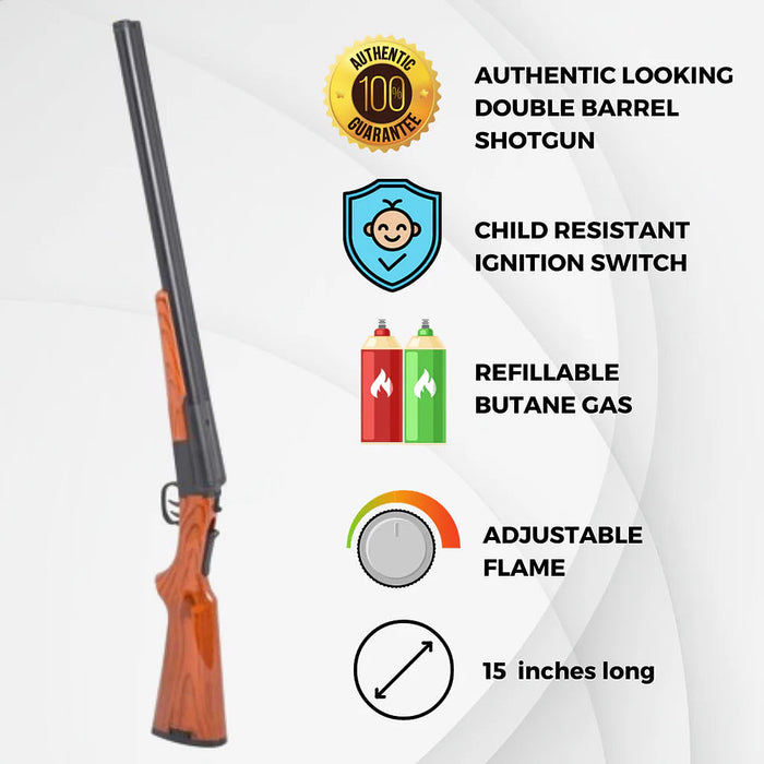 John Gibson Enterprises, Inc Double Barrel Shotgun BBQ Lighter