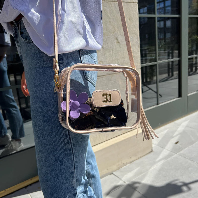 Jon Hart Design Clear Natural Leather Lola
