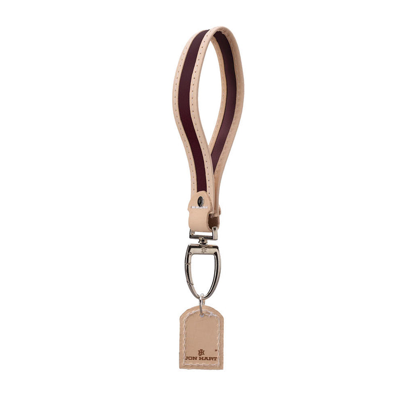 Jon Hart Design Pearl Burgundy Coated Keychain