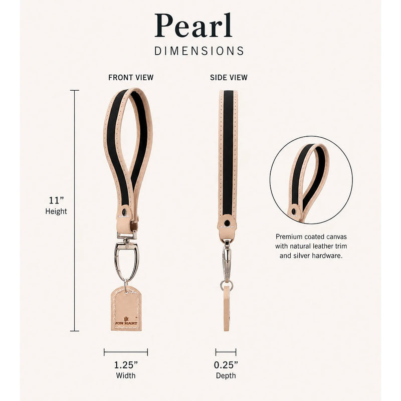 Jon Hart Design Pearl Berry Coated Keychain