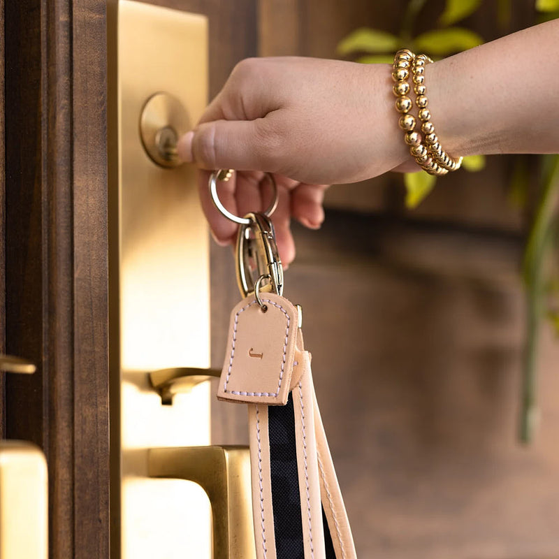 Jon Hart Design Pearl Red Coated Keychain