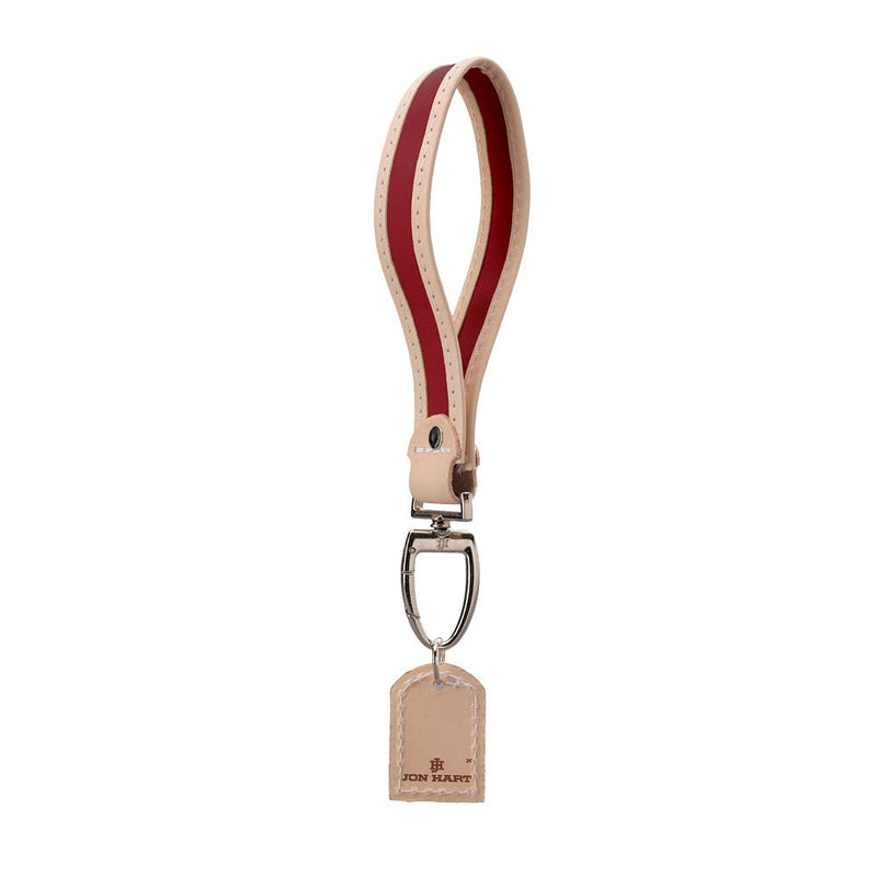 Jon Hart Design Pearl Red Coated Keychain