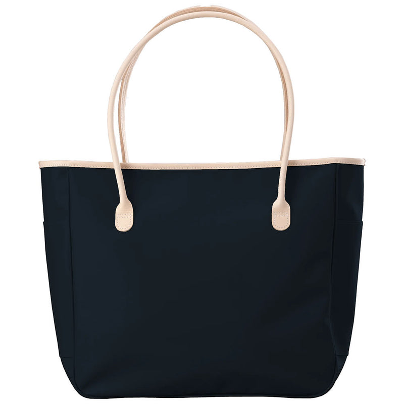 Jon Hart Design Tyler Navy Coated Canvas Tote