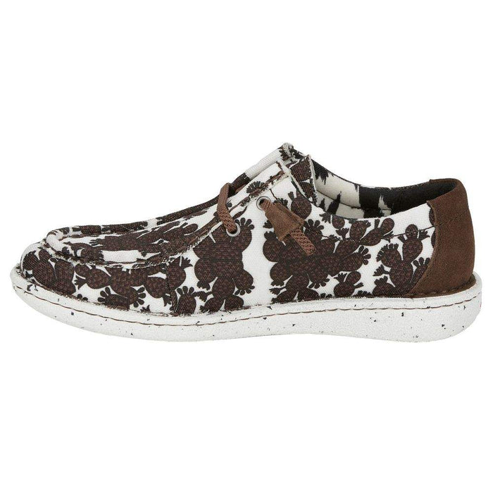 Justin Boot Company Women's Hazer Chocolate Cacti Casual