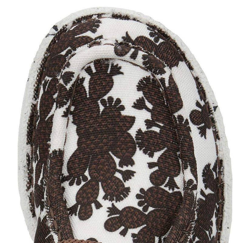 Justin Boot Company Women's Hazer Chocolate Cacti Casual
