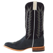 Justin Boot Company Men's Punchy Hombre Matte Black Vamp 13in Black Suede Top