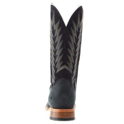 Justin Boot Company Men's Punchy Hombre Matte Black Vamp 13in Black Suede Top