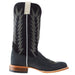 Justin Boot Company Men's Punchy Hombre Matte Black Vamp 13in Black Suede Top