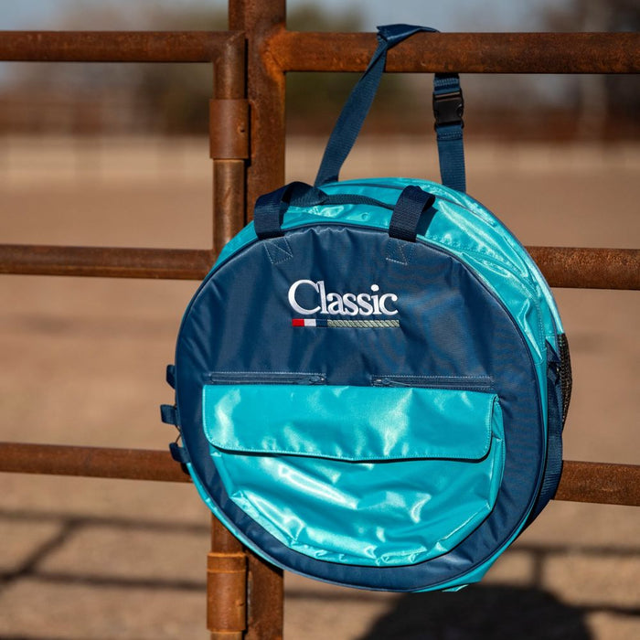 Classic Aqua Navy Junior Rope Bag