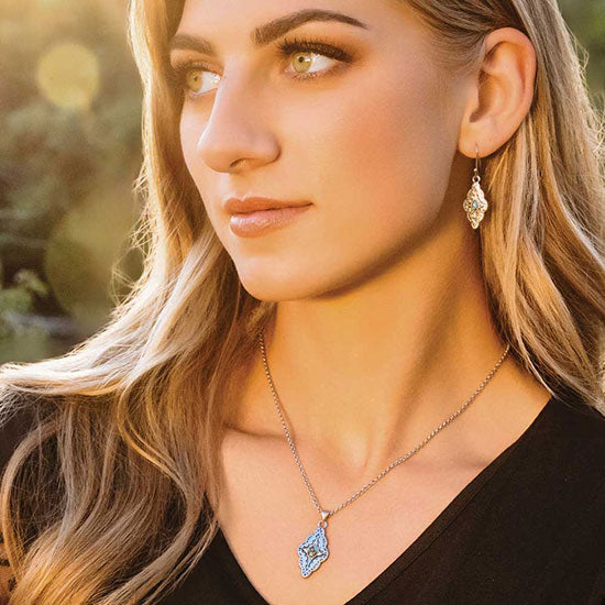 Montana Silversmiths Skies Turquoise Jewelry Set