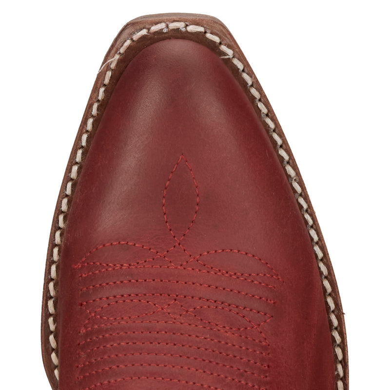 Justin Boot Company Women's Vintage Whitley Red 15 In Top Round Toe Cowgirl Boot