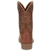 Justin Boot Company Women's Stampede Halter Roasted Cognac 11 In Top Square Toe Cowgirl Boot