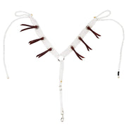 NRS Tack Mule Tape Breast Collar with Latigo Strings