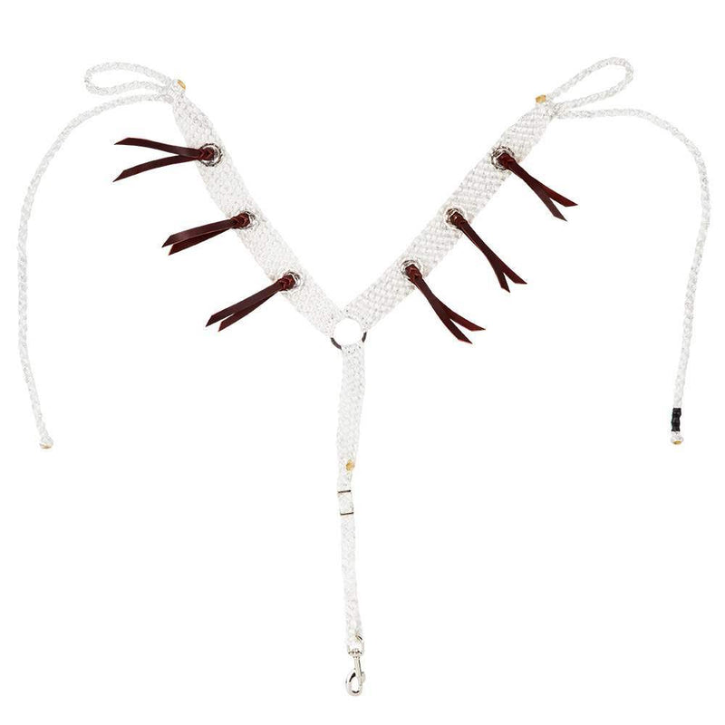 NRS Tack Mule Tape Breast Collar with Latigo Strings