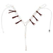 NRS Tack Mule Tape Breast Collar with Latigo Strings