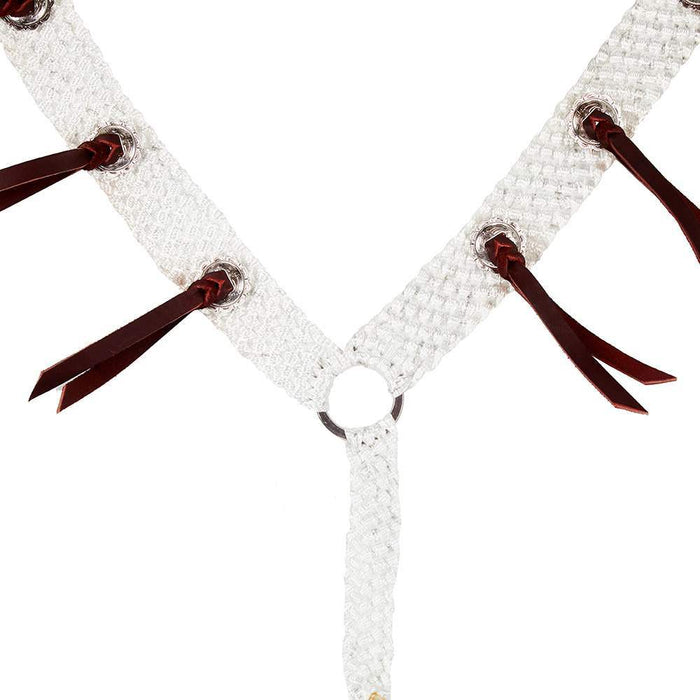 NRS Tack Mule Tape Breast Collar with Latigo Strings