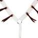 NRS Tack Mule Tape Breast Collar with Latigo Strings