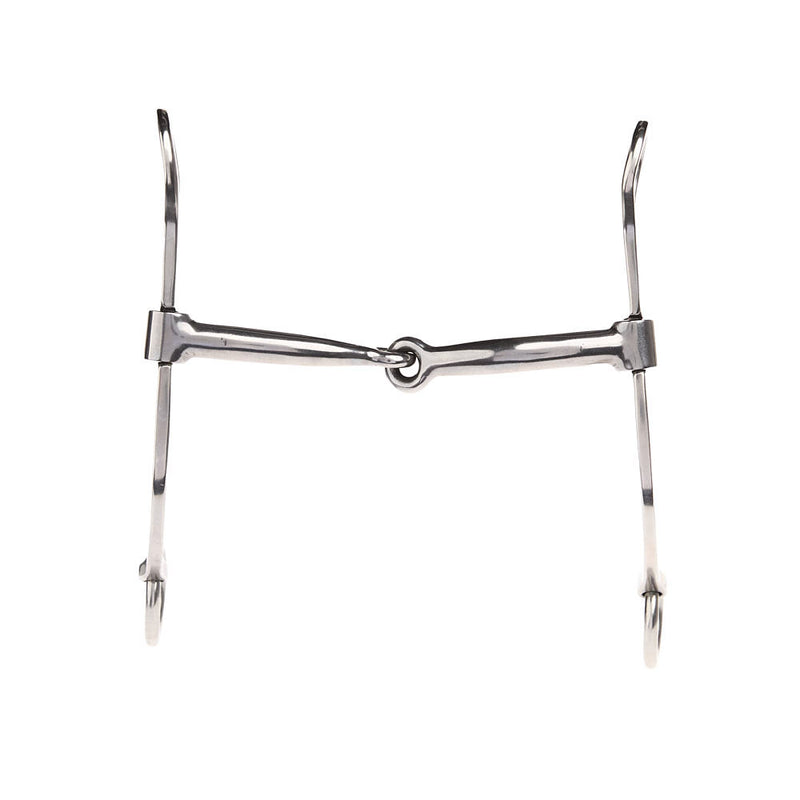 Jeremiah Watt Products Smooth Snaffle Copper Inlay Short Shank Bit