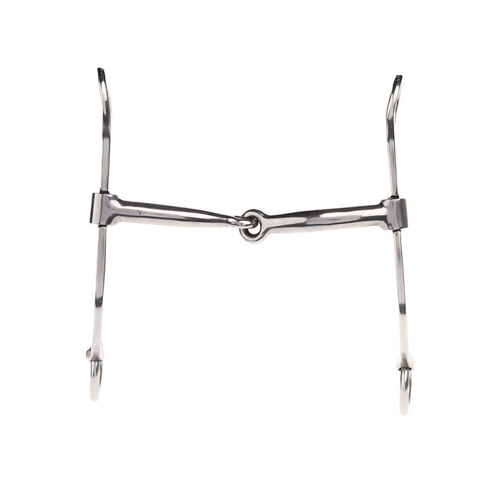 Jeremiah Watt Products Smooth Snaffle Copper Inlay Short Shank Bit