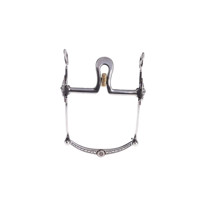 Jeremiah Watt Products 2 3/4in Ported Roller Gallup Concho Shank Bit