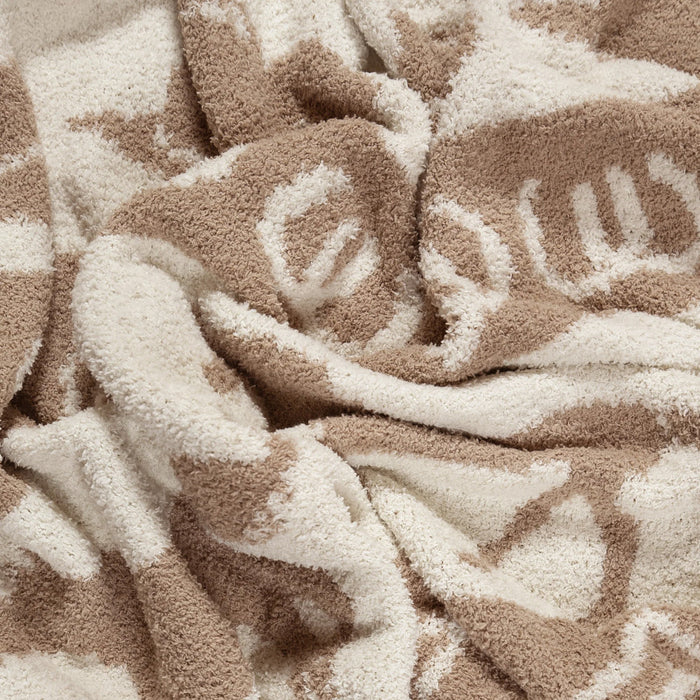 Carstens Tan Rodeo Stretchy Throw