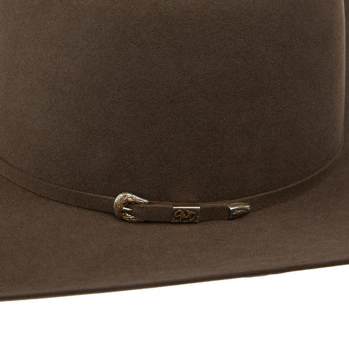 Jw Brooks Custom Hats 100X Saddle 8.25oz 5in Brim Felt hat