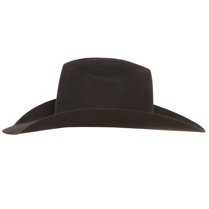 Jw Brooks Custom Hats 50X Charcoal 4 1/4` Brim