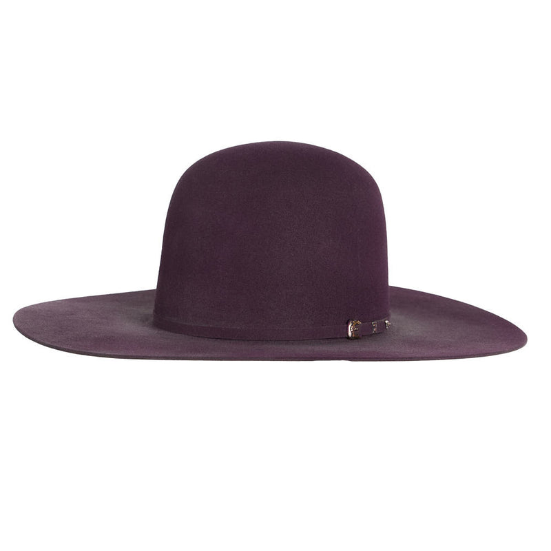 Jw Brooks Custom Hats 50X Texas Lilac 4 1/2in Brim Open Crown Felt Hat