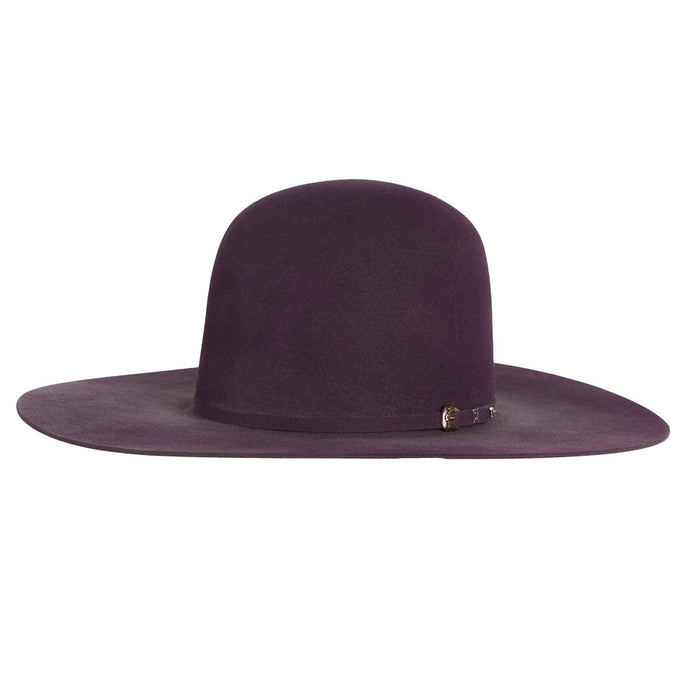 Jw Brooks Custom Hats 50X Texas Lilac 4 1/2in Brim Open Crown Felt Hat