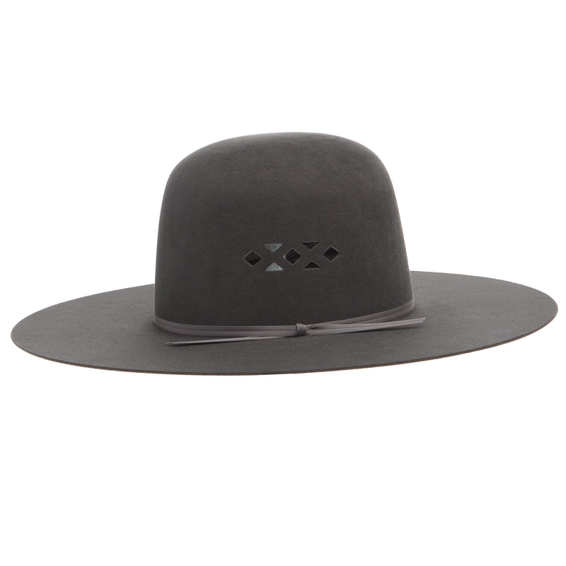 Jw Brooks Custom Hats 6.5oz Summer Felt Dove Grey 4 1/2in Brim Cowboy Hat