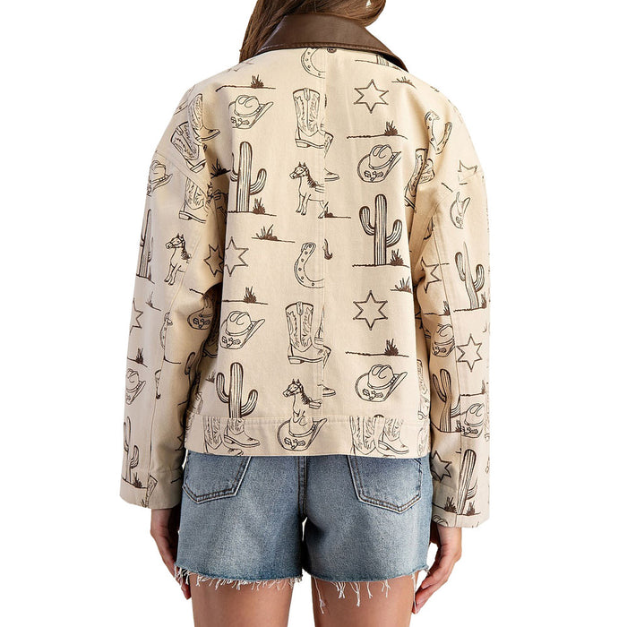 Ee Some Women's Desert Sand Fashion Jacket