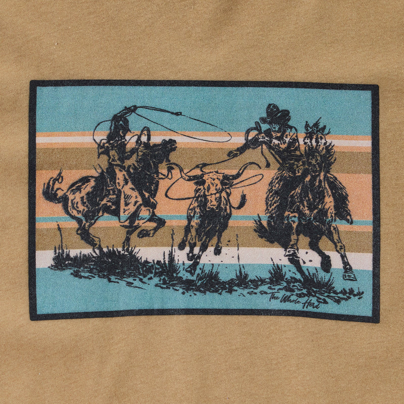 The Whole Herd Youth Twisted Team Ropers Tee