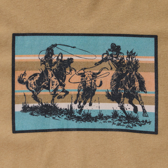 The Whole Herd Youth Twisted Team Ropers Tee