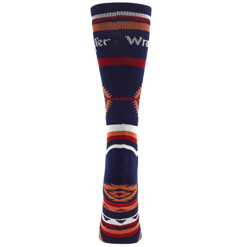 For Bare Feet Men's Navy Wrangler Aztec Socks