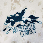 The Whole Herd Cowbabe Never Give Up Cowboy Burp Rags