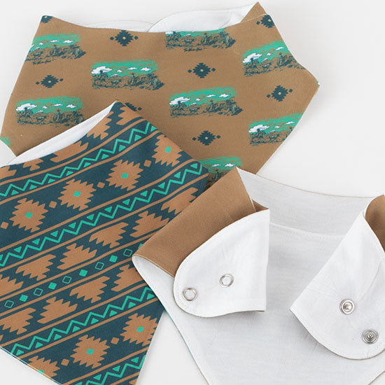 The Whole Herd Ranchin' Drool Bib Set