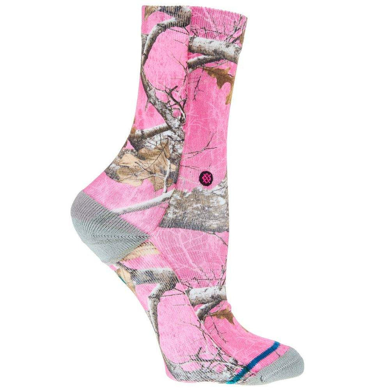 Stance Kids Edge Pink Crew Socks