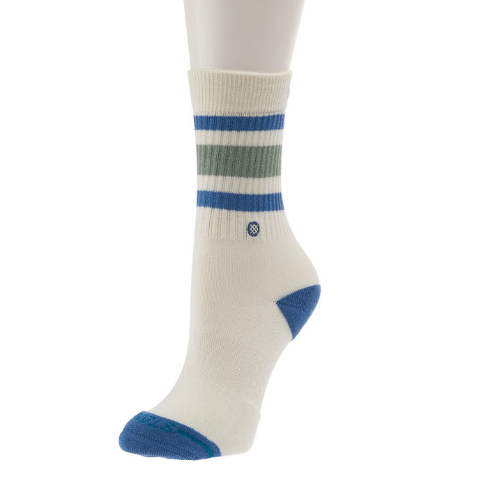 Stance Kid's Mix Stripe Deep Teal Crew Socks 3 Pack