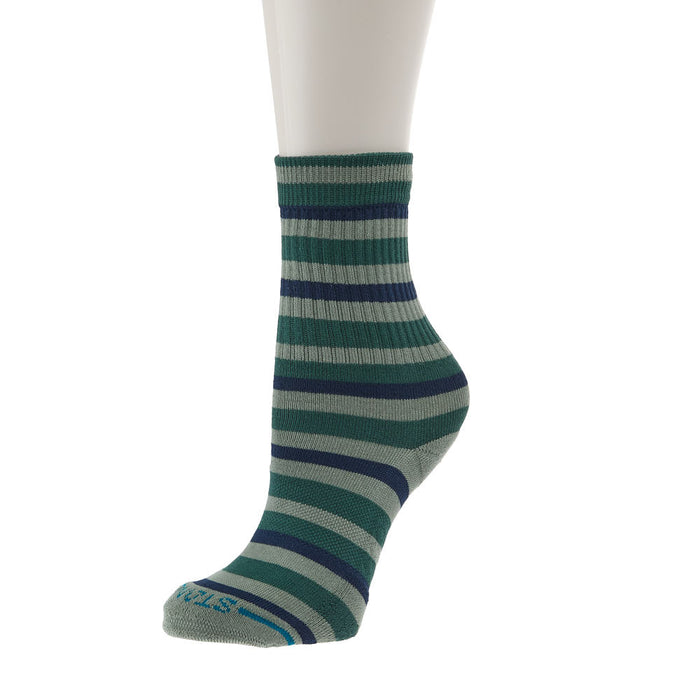 Stance Kid's Mix Stripe Deep Teal Crew Socks 3 Pack