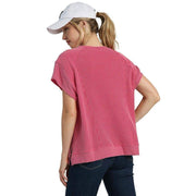 Umgee Usa Inc. Women's Raspberry Textured Boxy Top