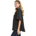 Umgee Usa Inc. Womens Black Bell Sleeve Top