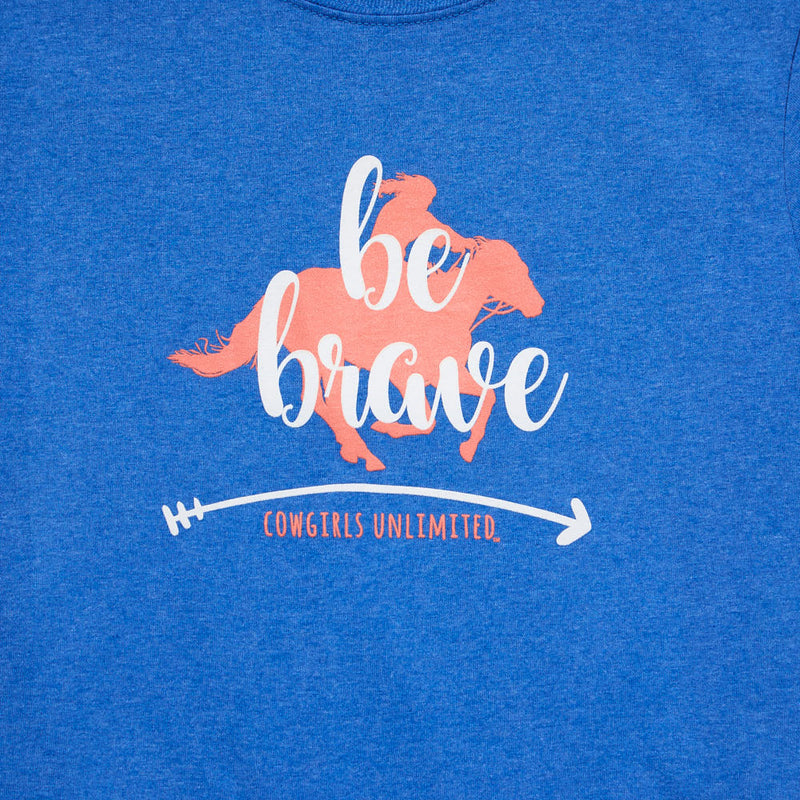 Moss Brothers Girls Royal Be Brave Tee