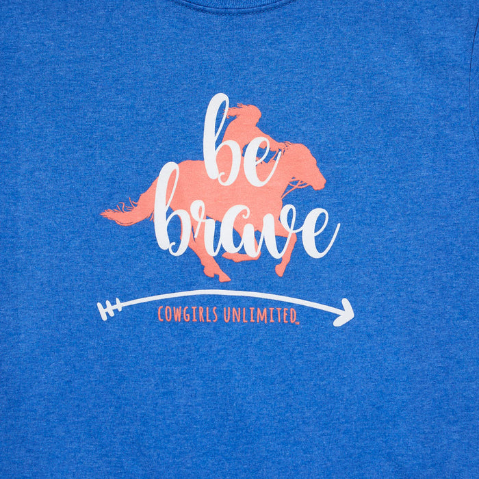 Moss Brothers Girls Royal Be Brave Tee