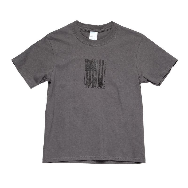 Moss Brothers Boys American Posse Charcoal Tee
